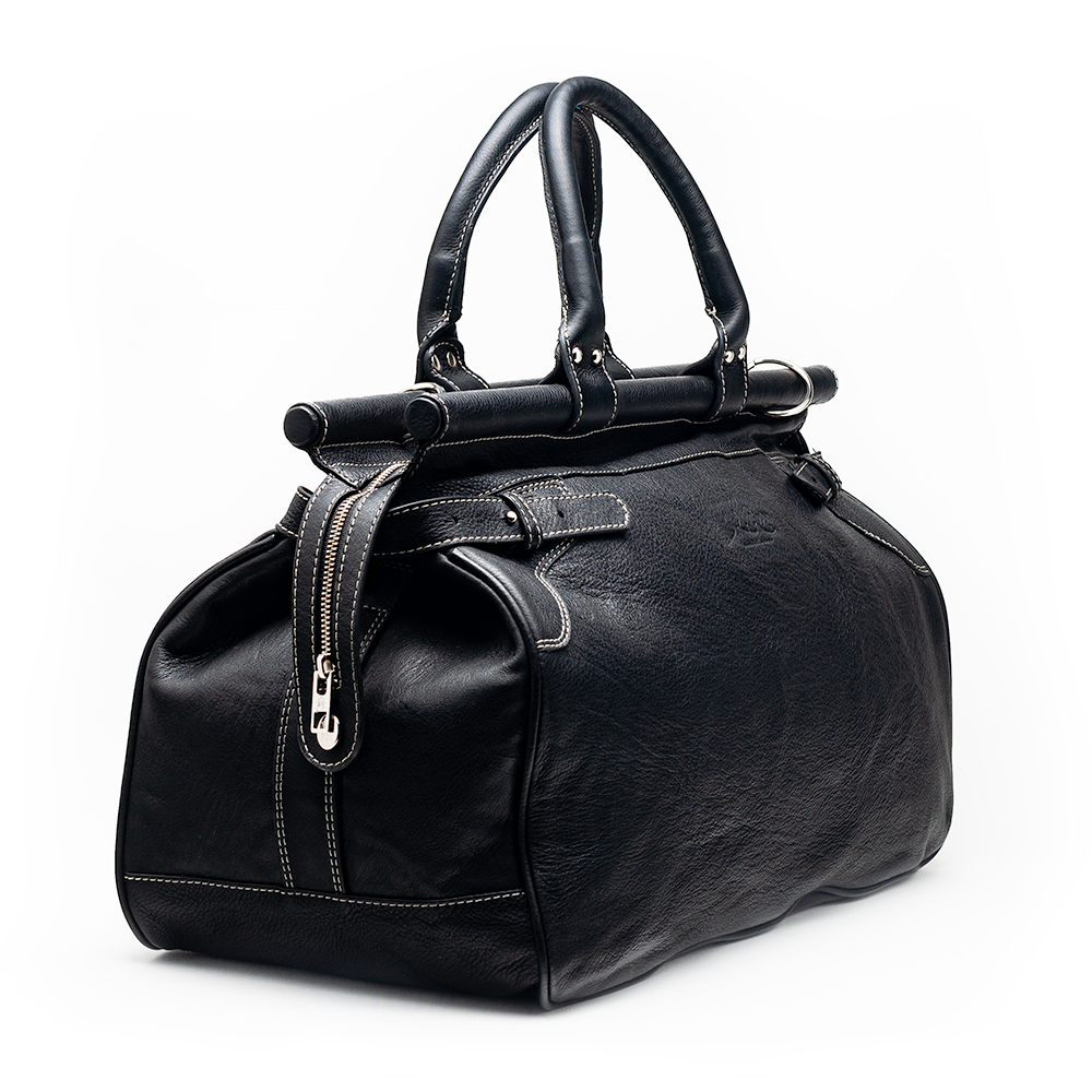 The Compostela Bag in Black — J.L. Rocha Collections
